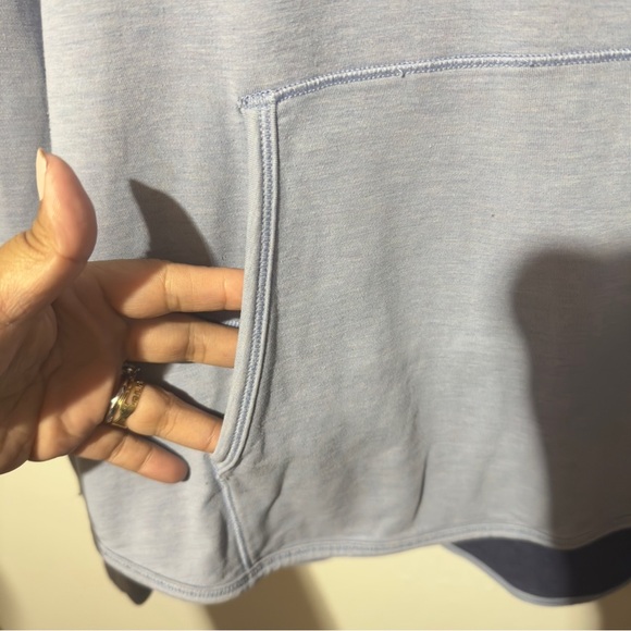 Lululemon Time Out Hoodie Heathered Deep Indigo Women Size 8? - Picture 7 of 11